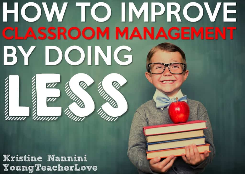 How to Improve Classroom Management By Doing Less- Logical Consequences Freebie - Young Teacher Love by Kristine Nannini