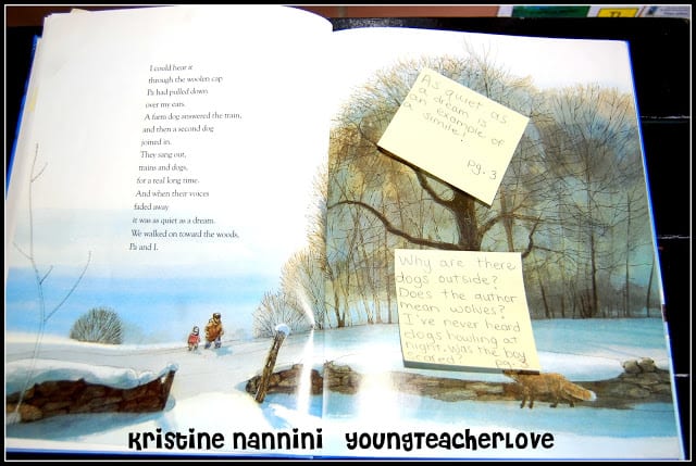 Stop and Jot Your Thinking and Writing Long Off Post-It Notes - Young Teacher Love by Kristine Nannini
