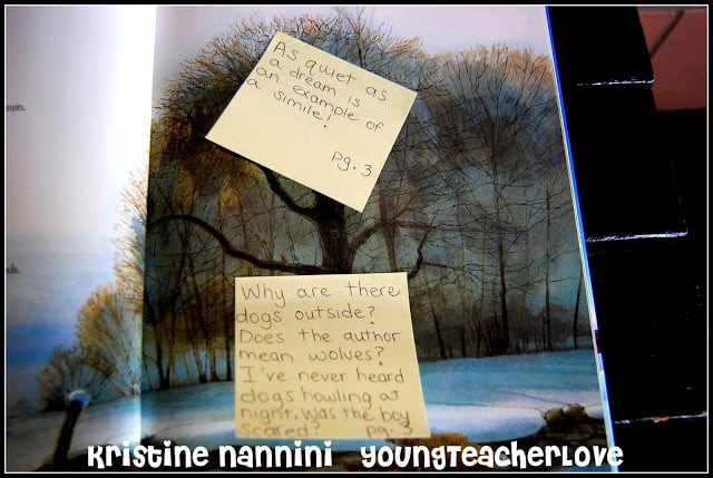 Stop and Jot Your Thinking and Writing Long Off Post-It Notes - Young Teacher Love by Kristine Nannini