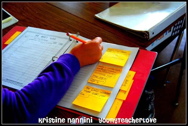 Writing Long Off Post-Its - Young Teacher Love by Kristine Nannini