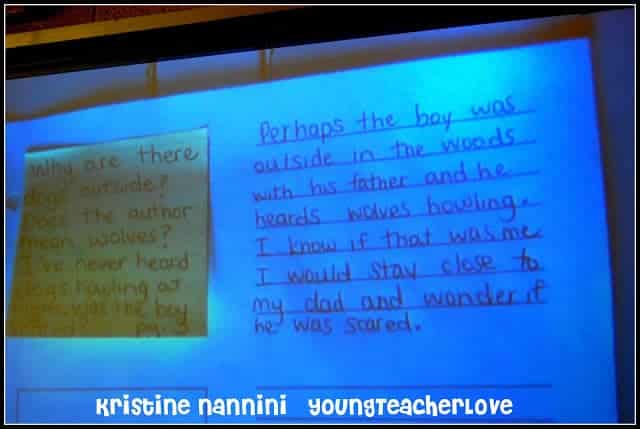 Writing Long Off Post-Its - Young Teacher Love by Kristine Nannini