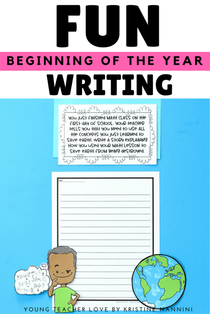 FUN Beginning of the Year Writing by Kristine Nannini