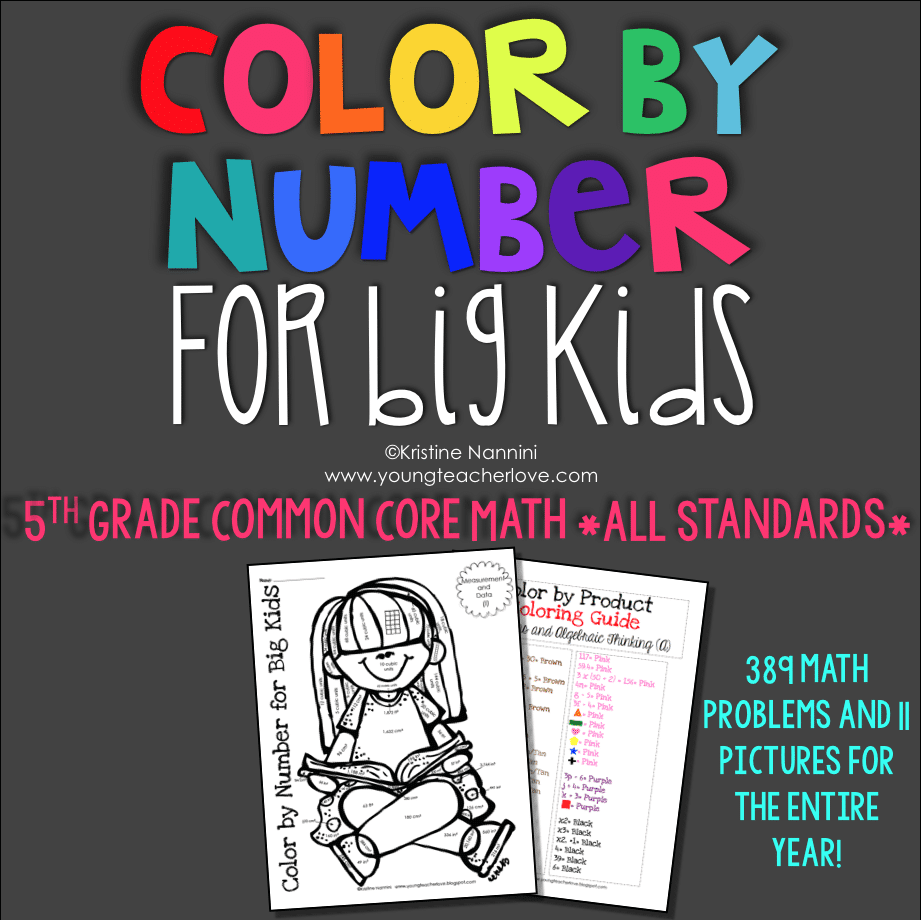 Color by Number for Big Kids - by Kristine Nannini