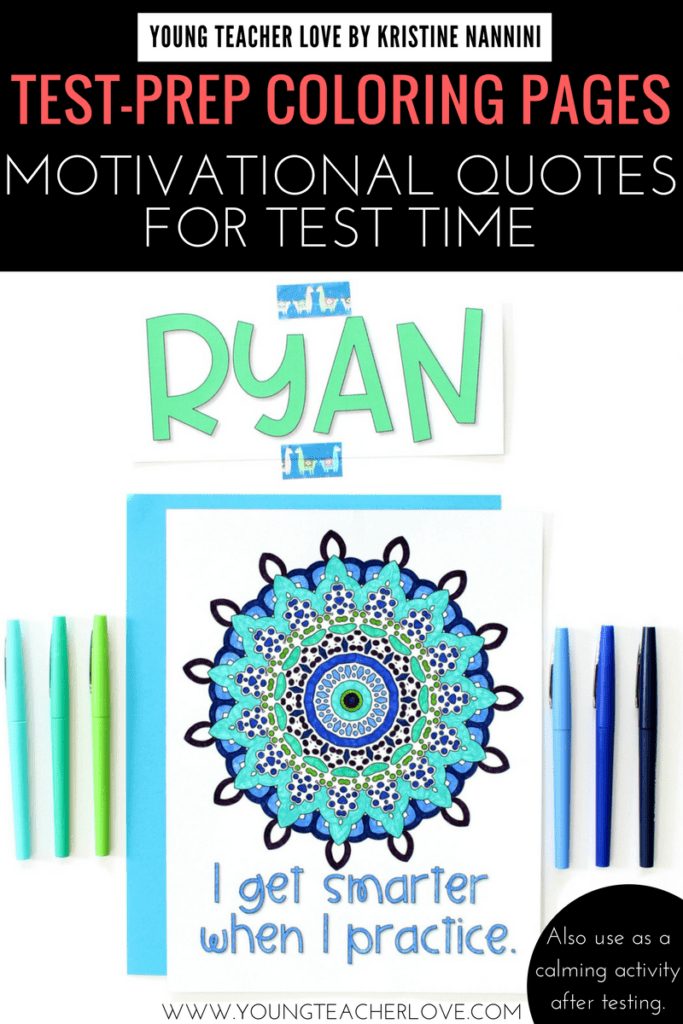 Test-Prep Coloring Pages Encouraging Motivational Posters Motivation Coloring Pages for Test Prep
