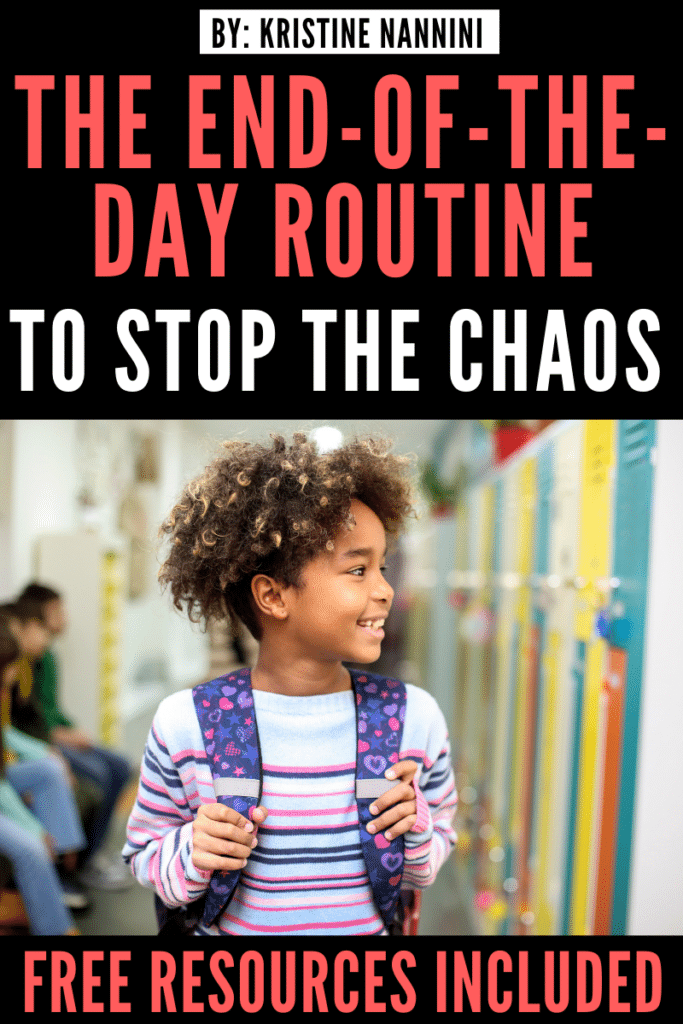 The End of the Day Routine to Stop the Chaos by Kristine Nannini