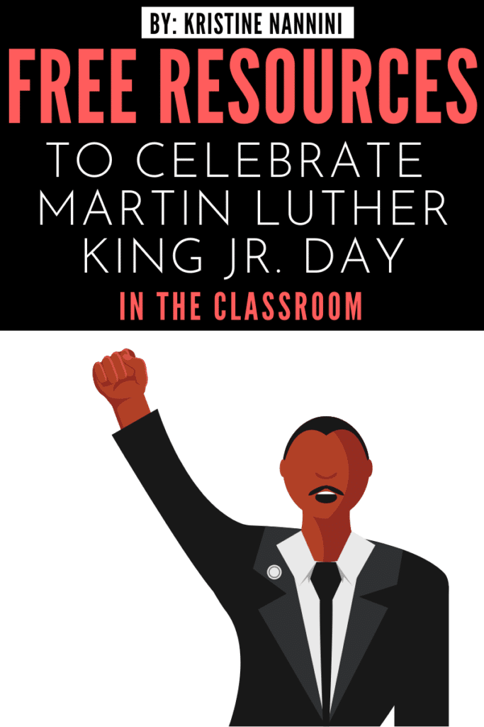 Free Martin Luther King Jr. Activities by Kristine Nannini