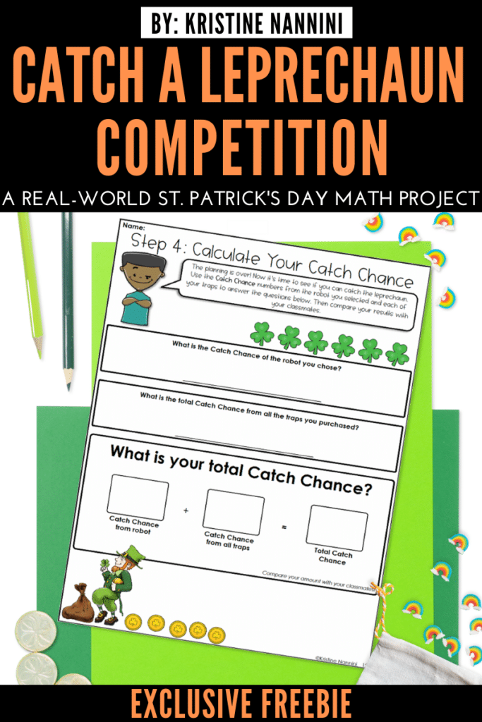 St. Patrick's Day Math Project