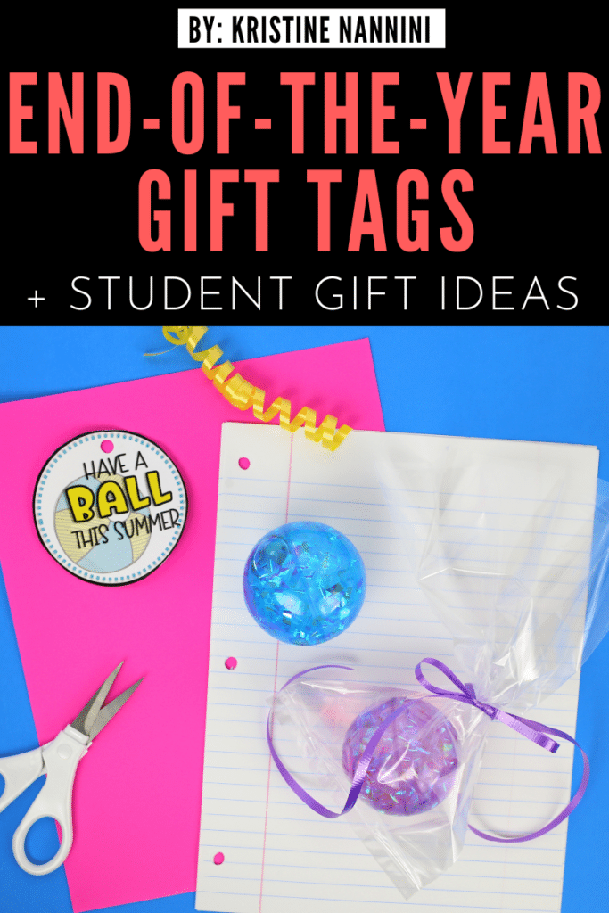 End-of-the-Year Gift Tags - Have a ball this summer