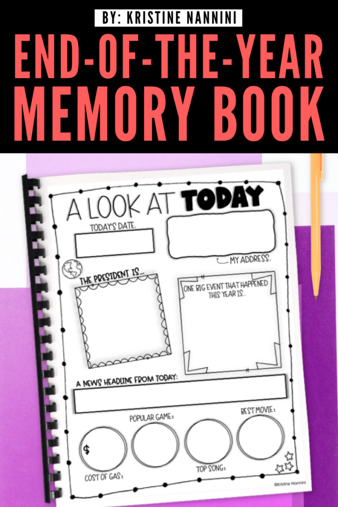 End-of-the-Year Memory Book - A Look at Today