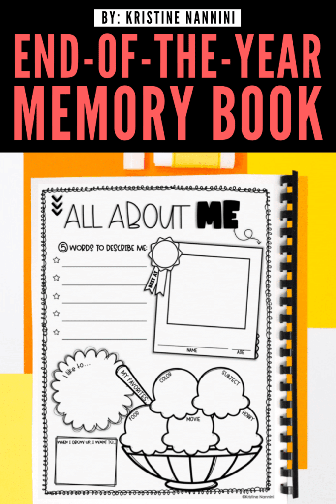 End-of-the-Year Memory Book - All About Me