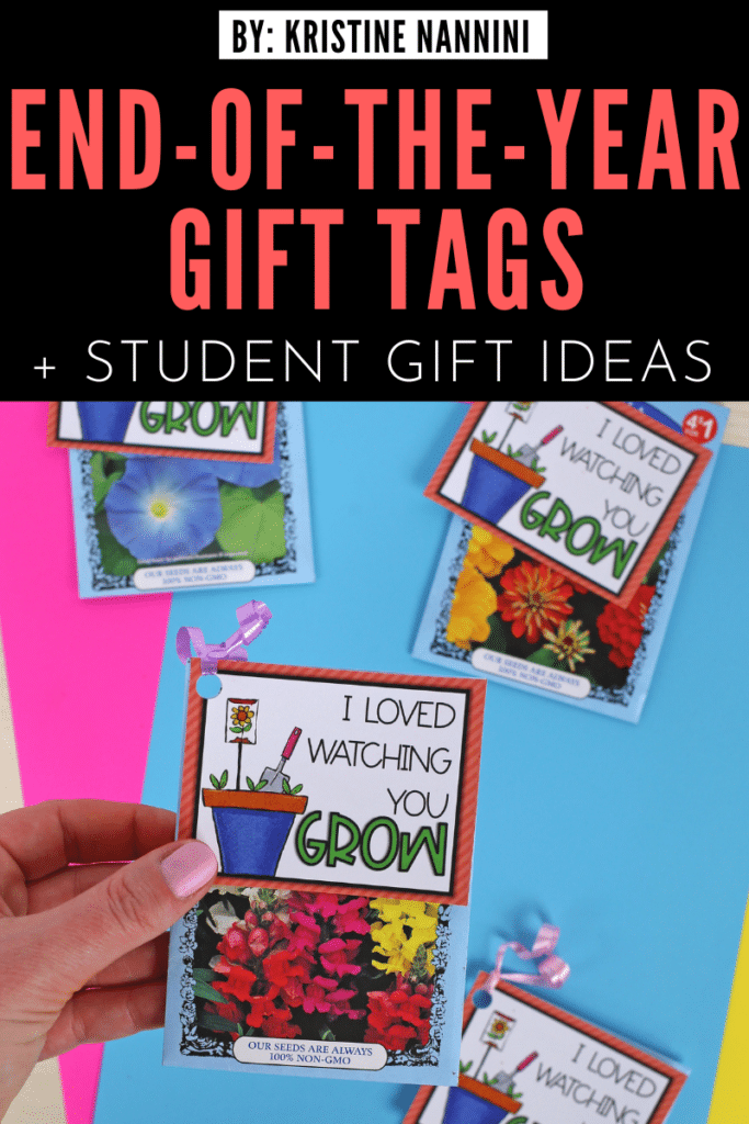End-of-the-Year Gift Tags - I loved watching you grow
